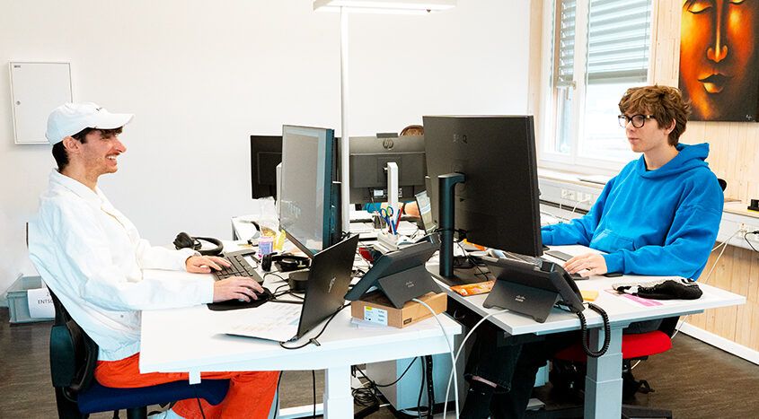 Fundpark Schaffhausen bei der Arbeit